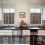 Kitchen Curtains Set Brown Leopard Print 3-Piece 3