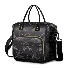 Gothic Insulated Lunch Tote Bag Celestial Print 1 Pack