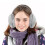 Women's Grey Plush Earmuffs Warm Ear Covers 6