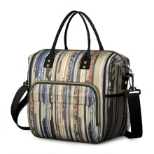 Paris Vintage Insulated Lunch Bag Waterproof Thermal Tote