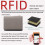 Women's Genuine Leather RFID Wallet Tri-Fold with Zipper 3