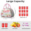 Strawberry Lunch Tote Bag Leakproof Small Cooler 5