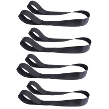 Ski Boot Straps Adjustable Shoulder Sling Black 8 pcs
