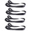 Ski Boot Straps Adjustable Shoulder Sling Black 8 pcs 1