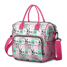 Insulated Cow Print Tote Bag – Leakproof Waterproof