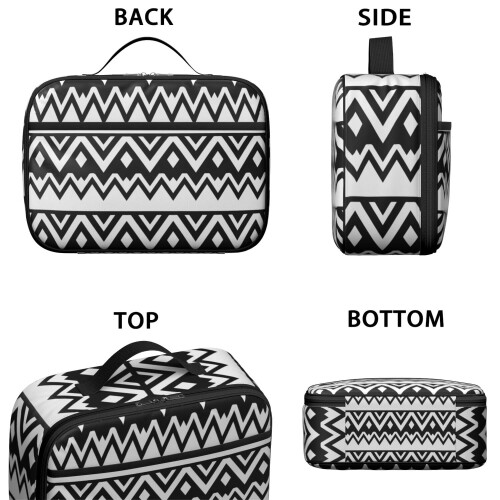 Boho Insulated Lunch Box Reusable Thermal Bag 8-Hour Cooling 1