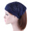 Women's Wide Bling Headband Stretchy Boho Turban with 4