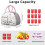 Reusable leakproof lunch bag with pockets 1 pack 5