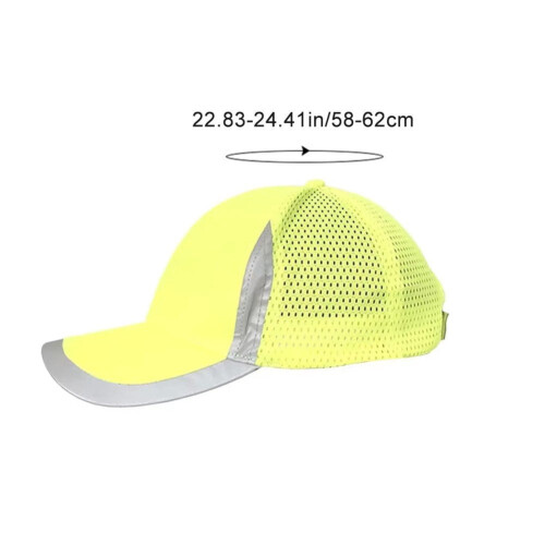 Reflective Baseball Cap for Work and Outdoor Safety 2
