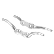 Watercraft Cleat Silver 2 Pieces