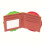 Women's PU Leather Coin Wallet Burger Shape Small Card 7