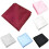 Men's Pocket Handkerchief Solid Color Square Silver Gray 2