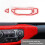 For   JL Gladiator JT 2018-2023 Air Conditioner AC Control Panel Decorative Cover Decorative,Red 4
