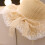 Straw Sun Hat Breathable Foldable UV Protection Wide Brim 8