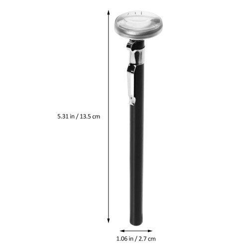 Water Thermometer Black 2 Pieces 5.3 x 1.1 Inches 1