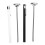 Water Thermometer Black 2 Pieces 5.3 x 1.1 Inches 6