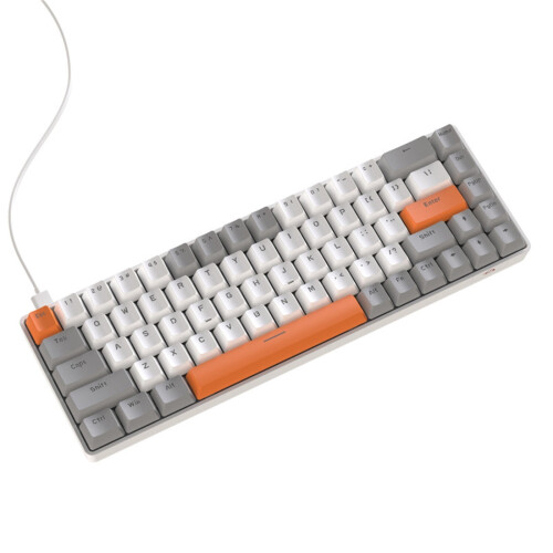 Gaming Mechanical Keyboard 68 Key RGB Backlit Blue Switch 2