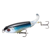 Topwater Fishing Lure Hard Bait with 3D Eyes and Rotating