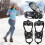 Msgweeeg Women's Snowshoes Ice Cleats 8-Point 8