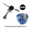 (Blue )Beyblade Battle Gyroscope Top Kit avec Conception Rotative pour Jeu Compétitif 6