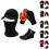 Msgweeeg Knitted Beanie Hat-Glove-Scarf Set 3-Piece 1
