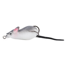 Mouse-Shaped Topwater Fishing Lure with Dual Hooks