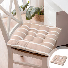 Chair Seat Pad Cotton with Ties 40x40 cm