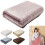 Electric Throw Blanket with USB Hand Warmer 1