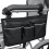 Wheelchair Side Bag Black Waterproof Armrest Pouch with Cup 2
