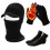 Msgweeeg Knitted Beanie Hat-Glove-Scarf Set 3-Piece 2
