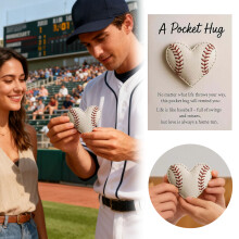 Heart-Shaped Baseball Pocket Hug Sports Gift for Players