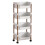 Rolling Storage Cart Plastic 4-Tier 1