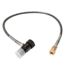 PCP Scuba Diving HPAT Valve Filling Station Refill Adapter Top Spin Button G5/8 Male 300Bar Air Inflation