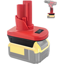 Battery Adapter for Milwaukee M12/M18 and Dewalt 20V Max