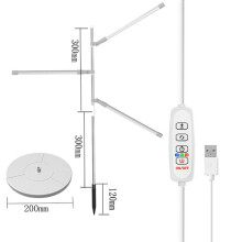 LED-Wachstumslampe Vollspektrum-Pflanzenwachstumslampe HöHenverstellbare Dimmbare Wachstumslampe mit Timer für Zimmerpflanzen
