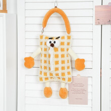 Plush Monster Car Tissue Storage Bag Cute Cartoon Design 1