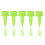 Step Down  Tees 0.86 Inch 100 Count Plastic  Castle Small Tees(Green) 1