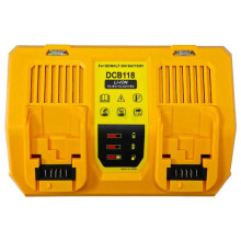 New DCB118 Lithium Battery Charger for 10.8V/14V/18V/20V Fast 6A Charger DCB118 Dual Charger EU PLUG