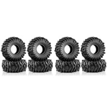 8 Peças 118Mm 1.9 Pneus de Borracha para 1/10 RC Carro de Esteiras TRX4 RC4WD D90 Axial SCX10 II III Redcat MST
