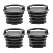 4 Pcs Scupper Plugs,Push-in Boat Drain Plugs with Ring Pull,Scupper Stopper,Hole Seal Boat Drain Plugs for Prevent Water