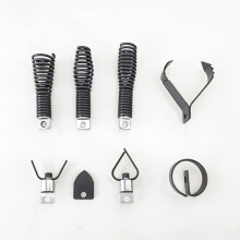 8pcs Drain Snake Drill Attachment,Cutter and Auger Set,Sewer Electric Unclogger Cutter Pipe Cleaner Quick Coupling