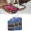 Compression Packing Cubes Waterproof Blue 3PCS 2