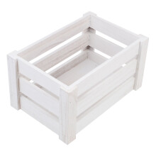 Vintage Wooden Storage Box Rectangular 29.7x19.7x16.0 cm