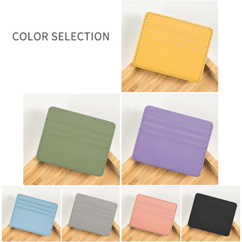RFID Blocking Card Holder Leather Minimalist Travel Wallet