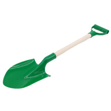 Kids Beach Sand Shovels Kit 21.3 inch Wooden Handle ABS