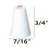 20PCS Blind Pull Cord Knobs White Blind Cord Holder White Pull Cord Pendants Downward End Window Blind Pull Cord Pendant 6