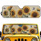 Sunflower Print Windshield Sun Shade UV-Blocking Reflective 1