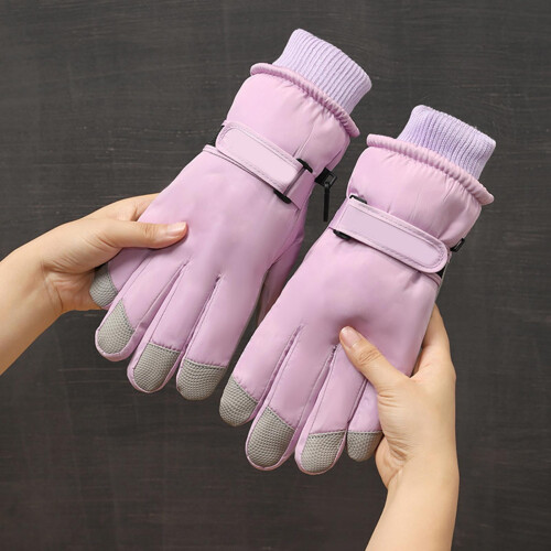 Cycling Gloves Touchscreen Waterproof Windproof Warm Fleece 2