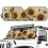 Sunflower Print Windshield Sun Shade UV-Blocking Reflective 2