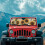 Sunflower Print Windshield Sun Shade UV-Blocking Reflective 3